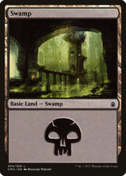 Swamp (#304)\nCommander Anthology\nSingle\nMagic The Gathering