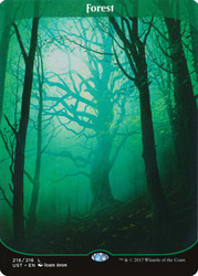 Forest (#216) (Full Art)\nUnstable\nSingle\nMagic The Gathering