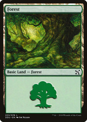 Forest (#33)\nDuel Decks: Elves vs. Inventors\nSingle\nMagic The Gathering