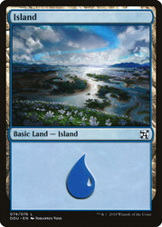 Island (#74)\nDuel Decks: Elves vs. Inventors\nSingle\nMagic The Gathering