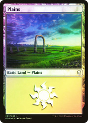 Plains (#253)\nDominaria\nSingle\nMagic The Gathering