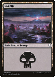 Swamp (#258)\nDominaria\nSingle\nMagic The Gathering