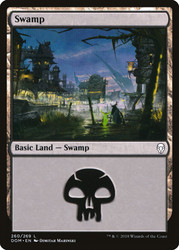 Swamp (#260)\nDominaria\nSingle\nMagic The Gathering