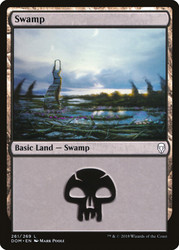 Swamp (#261)\nDominaria\nSingle\nMagic The Gathering