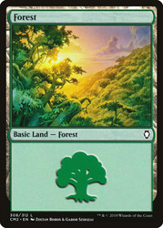 Forest (#308)\nCommander Anthology Volume II\nSingle\nMagic The Gathering