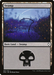 Swamp (#297)\nCommander Anthology Volume II\nSingle\nMagic The Gathering