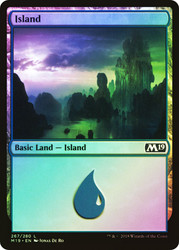 Island (#267)\nCore Set 2019\nSingle\nMagic The Gathering