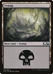 Swamp (#270)\nCore Set 2019\nSingle\nMagic The Gathering