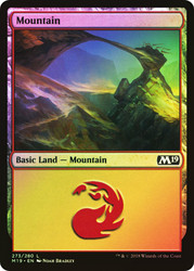 Mountain (#273)\nCore Set 2019\nSingle\nMagic The Gathering