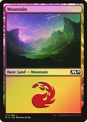 Mountain (#275)\nCore Set 2019\nSingle\nMagic The Gathering