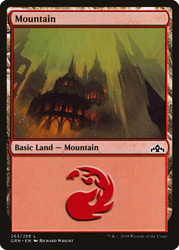Mountain\nGuilds of Ravnica\nSingle\nMagic The Gathering