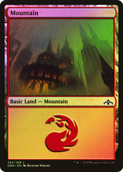 Mountain\nGuilds of Ravnica\nSingle\nMagic The Gathering
