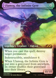 Ulamog, the Infinite Gyre (Extended Art)\nUltimate Masters - Variants\nSingle\nMagic The Gathering