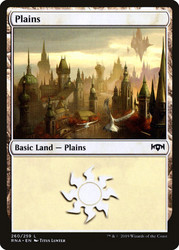 Plains\nRavnica Allegiance\nSingle\nMagic The Gathering