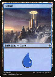 Island (#253)\nWar of the Spark\nSingle\nMagic The Gathering