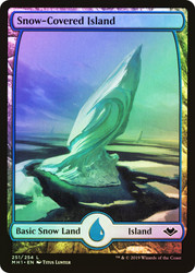 Snow-Covered Island (#251) (Full Art)\nModern Horizons\nSingle\nMagic The Gathering