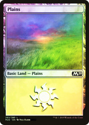 Plains (#263)\nCore Set 2020\nSingle\nMagic The Gathering
