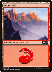 Mountain (#274)\nCore Set 2020\nSingle\nMagic The Gathering