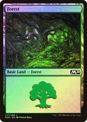 Forest (#277)\nCore Set 2020\nSingle\nMagic The Gathering