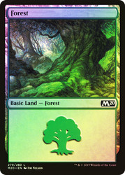 Forest (#279)\nCore Set 2020\nSingle\nMagic The Gathering