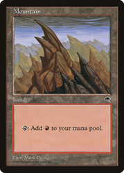 Mountain (A)\nTempest\nSingle\nMagic The Gathering