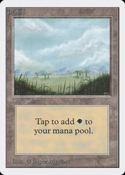 Plains (A)\nUnlimited\nSingle\nMagic The Gathering