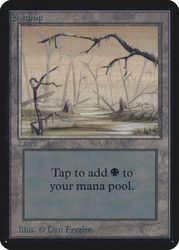 Swamp (A)\nAlpha\nSingle\nMagic The Gathering
