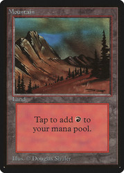 Mountain (C)\nBeta\nSingle\nMagic The Gathering