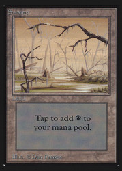 Swamp (A) (Not Tournament Legal)\nCollectors' Edition\nSingle\nMagic The Gathering