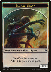 {Eldrazi Spawn Token} (#76)\nDuel Decks: Zendikar vs. Eldrazi\nSingle\nMagic The Gathering