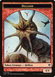 {Hellion Token}\nDuel Decks: Zendikar vs. Eldrazi\nSingle\nMagic The Gathering