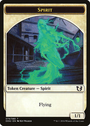 {Spirit Token}\nDuel Decks: Blessed vs. Cursed\nSingle\nMagic The Gathering