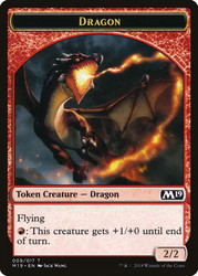 {Dragon Token} (#9)\nCore Set 2019\nSingle\nMagic The Gathering