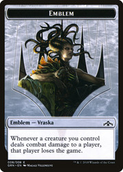 {Vraska Emblem}\nGuilds of Ravnica\nSingle\nMagic The Gathering