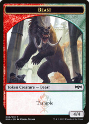 {Beast Token}\nRavnica Allegiance\nSingle\nMagic The Gathering