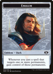 {Dack Emblem}\nMythic Edition\nSingle\nMagic The Gathering