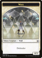 {Wall Token}\nWar of the Spark\nSingle\nMagic The Gathering