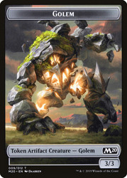 {Golem Token}\nCore Set 2020\nSingle\nMagic The Gathering