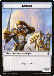 {Knight Token}\nThrone of Eldraine\nSingle\nMagic The Gathering