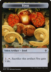 {Food Token} (#16)\nThrone of Eldraine\nSingle\nMagic The Gathering