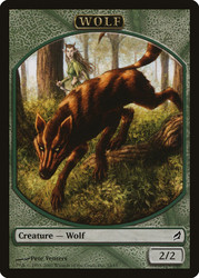{Wolf Token}\nLorwyn\nSingle\nMagic The Gathering