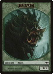 {Beast Token}\nEventide\nSingle\nMagic The Gathering