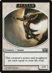 {Avatar Token}\nMagic 2010 Core Set\nSingle\nMagic The Gathering