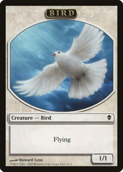 {Bird Token}\nZendikar\nSingle\nMagic The Gathering