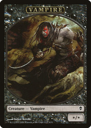 {Vampire Token}\nZendikar\nSingle\nMagic The Gathering