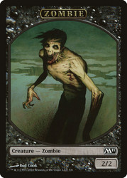 {Zombie Token}\nMagic 2011 Core Set\nSingle\nMagic The Gathering