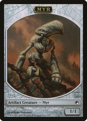 {Myr Token}\nScars of Mirrodin\nSingle\nMagic The Gathering