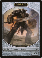{Golem Token}\nMirrodin Besieged\nSingle\nMagic The Gathering