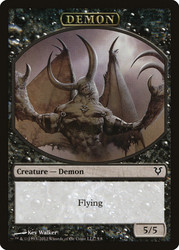 {Demon Token}\nAvacyn Restored\nSingle\nMagic The Gathering