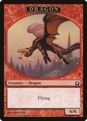 {Dragon Token}\nReturn to Ravnica\nSingle\nMagic The Gathering